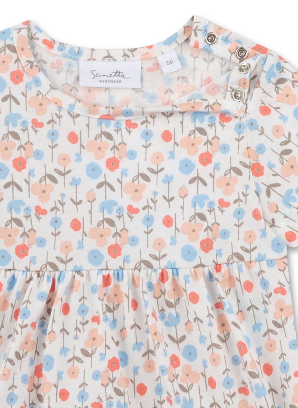 Sanetta Mädchen-Kleid Off-White