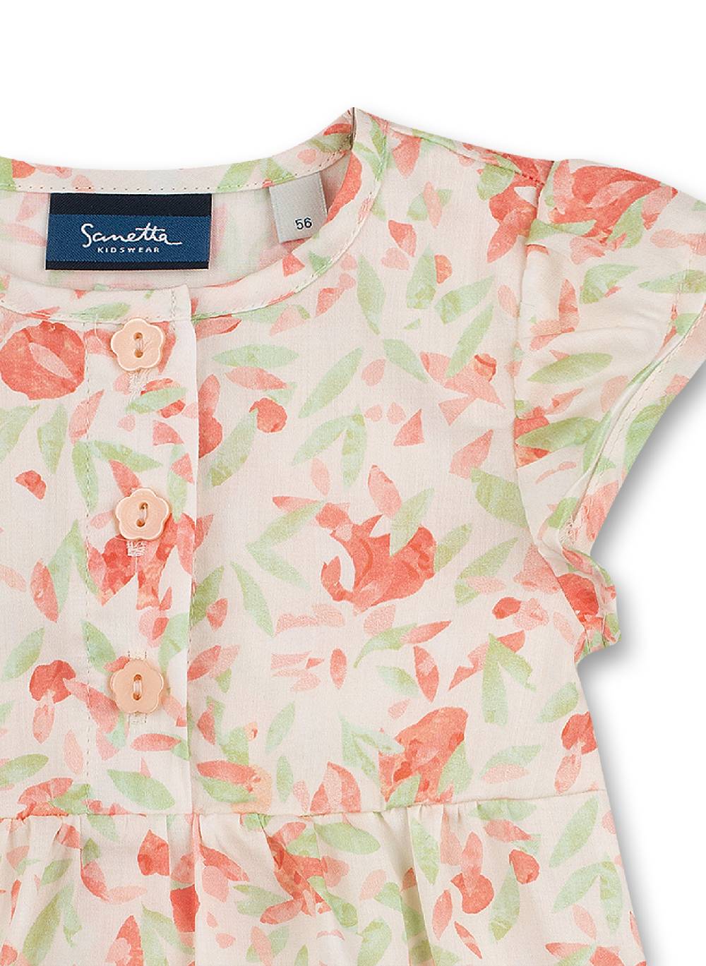 Sanetta Mädchen-Kleid Off-White Fresh Fruits