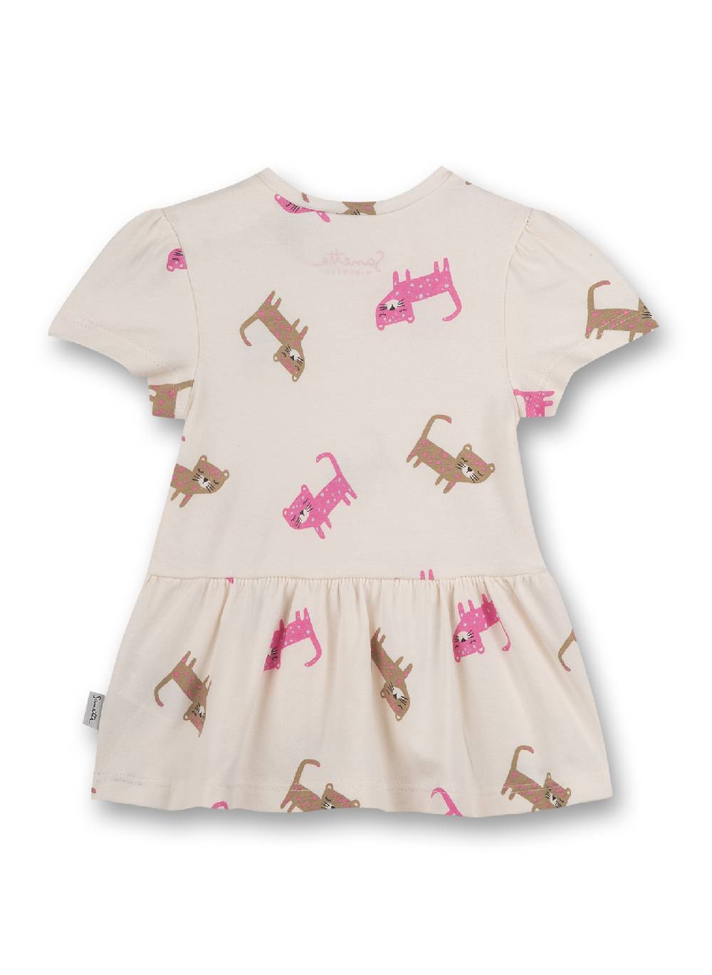 Sanetta Mädchen-Kleid Off-White Lovely Leo