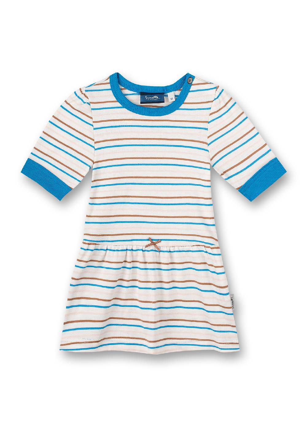 Sanetta Mädchen-Kleid Off-White Water World