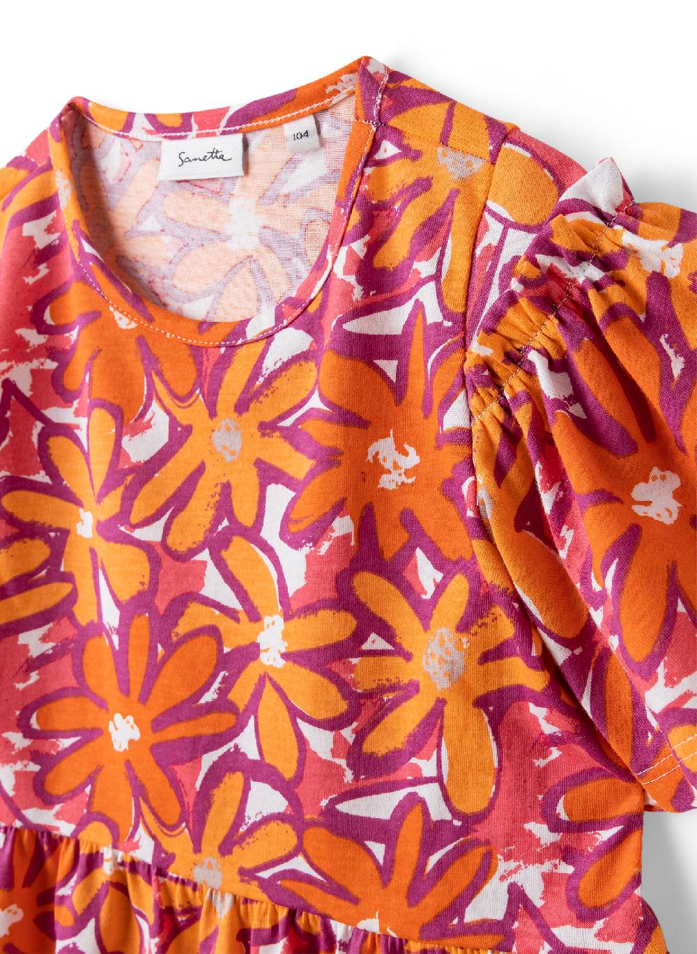 Sanetta Mädchen-Kleid Orange