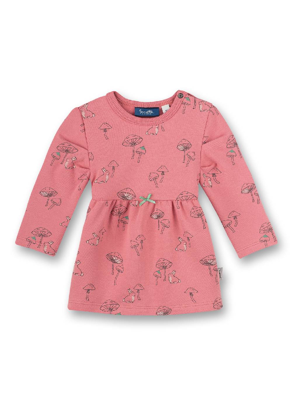 Sanetta Mädchen-Kleid Pink Mushrooms