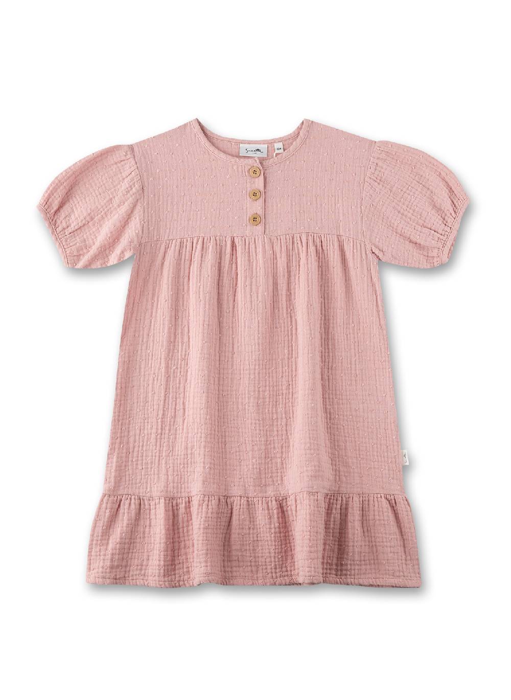 Sanetta Mädchen-Kleid Rosa aus Musselin