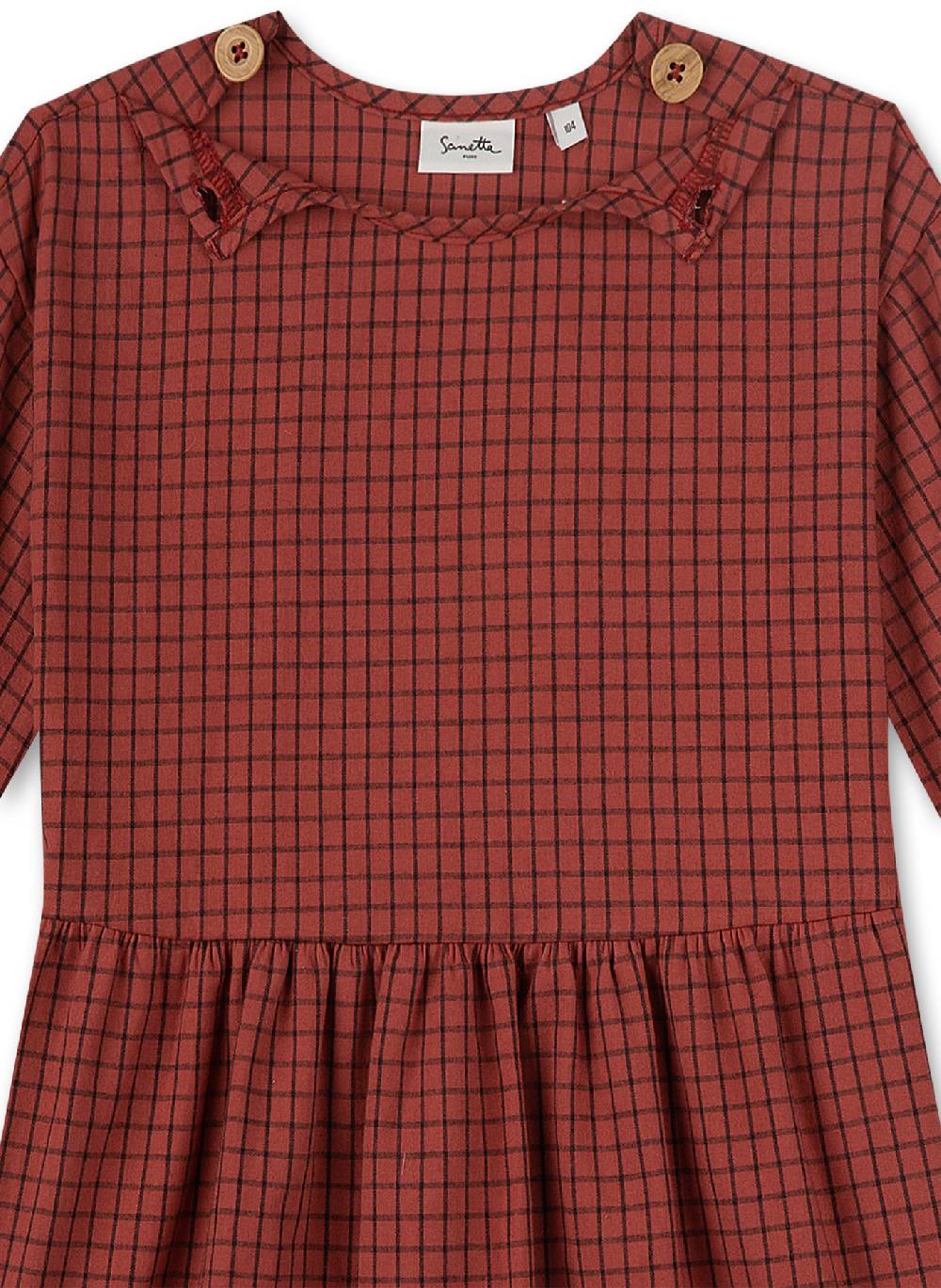 Sanetta Mädchen-Kleid Rot