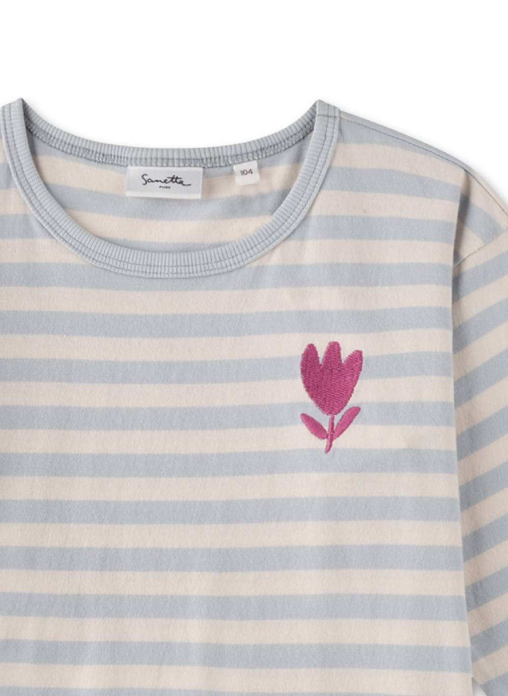 Sanetta Mädchen-Langarmshirt Beige