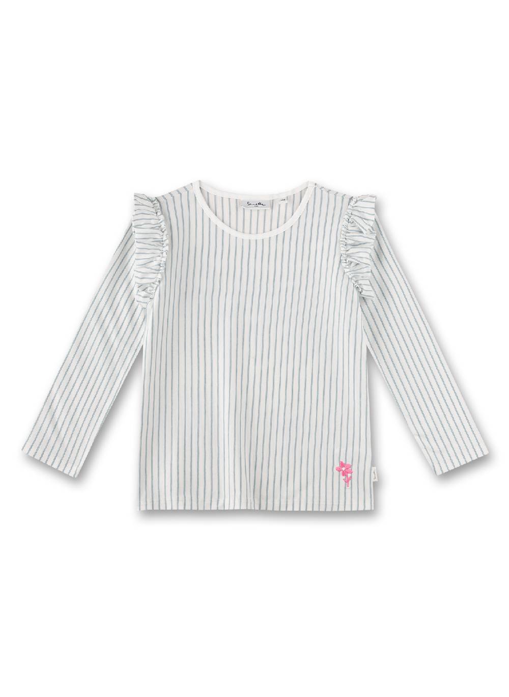 Sanetta Mädchen-Langarmshirt Blau