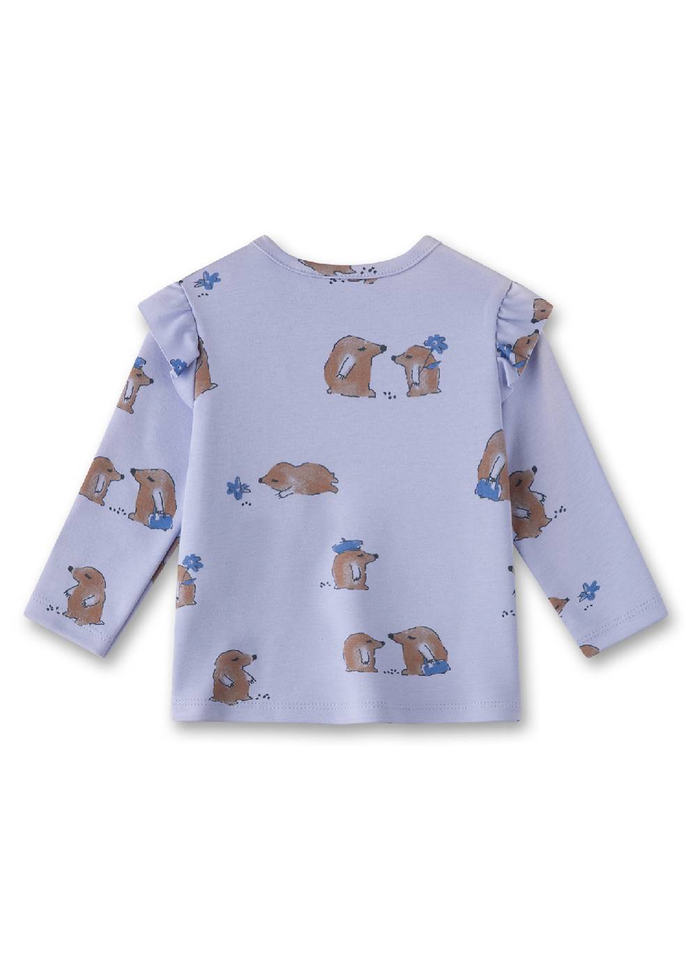 Sanetta Mädchen-Langarmshirt Blau