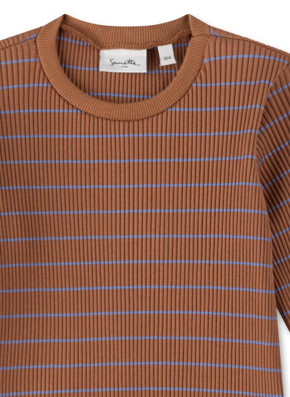 Sanetta Mädchen-Langarmshirt Braun