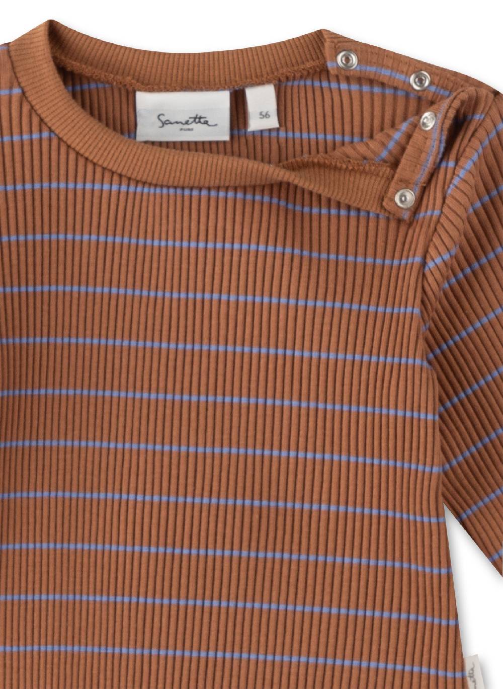 Sanetta Mädchen-Langarmshirt Braun