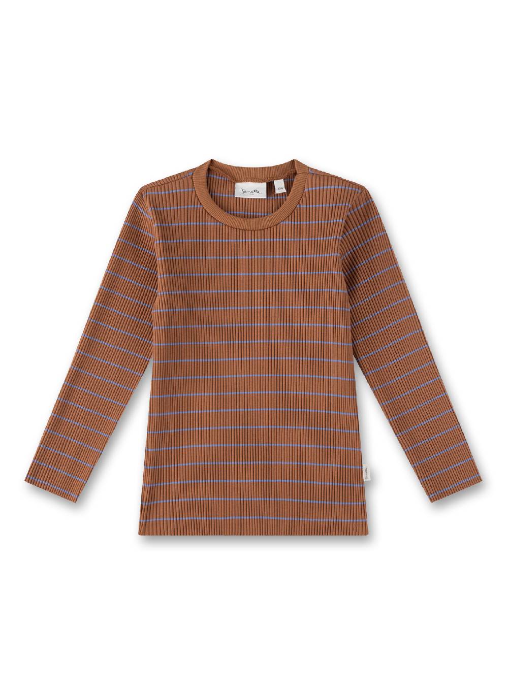 Sanetta Mädchen-Langarmshirt Braun