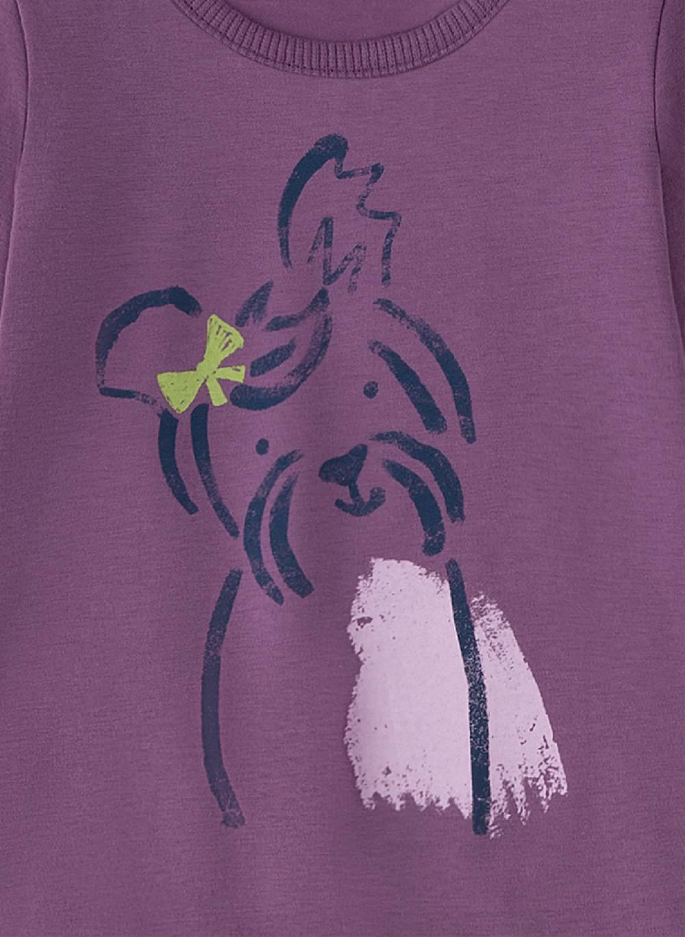 Sanetta Mädchen-Langarmshirt Lila