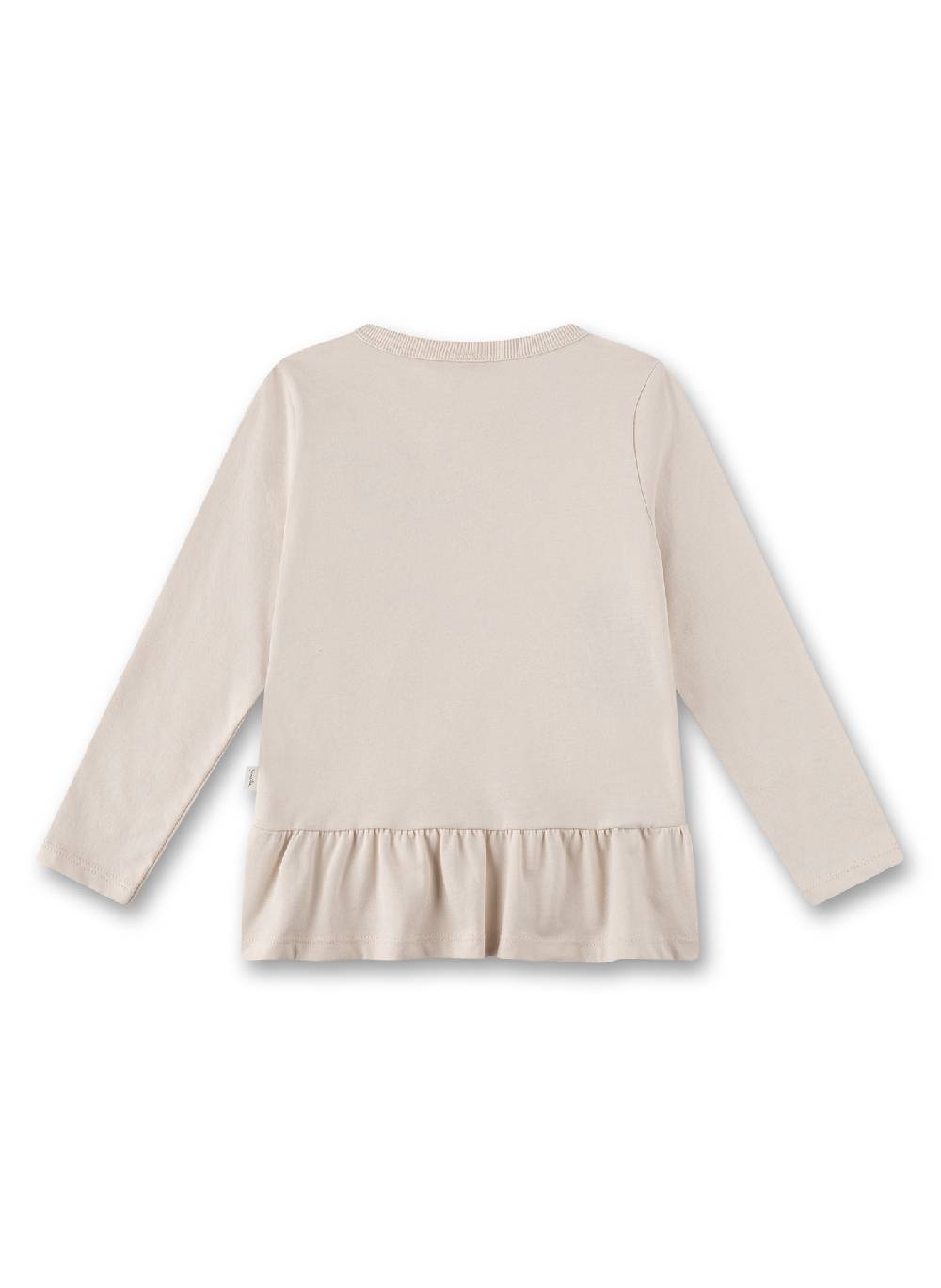 Sanetta Mädchen-Langarmshirt Off-White