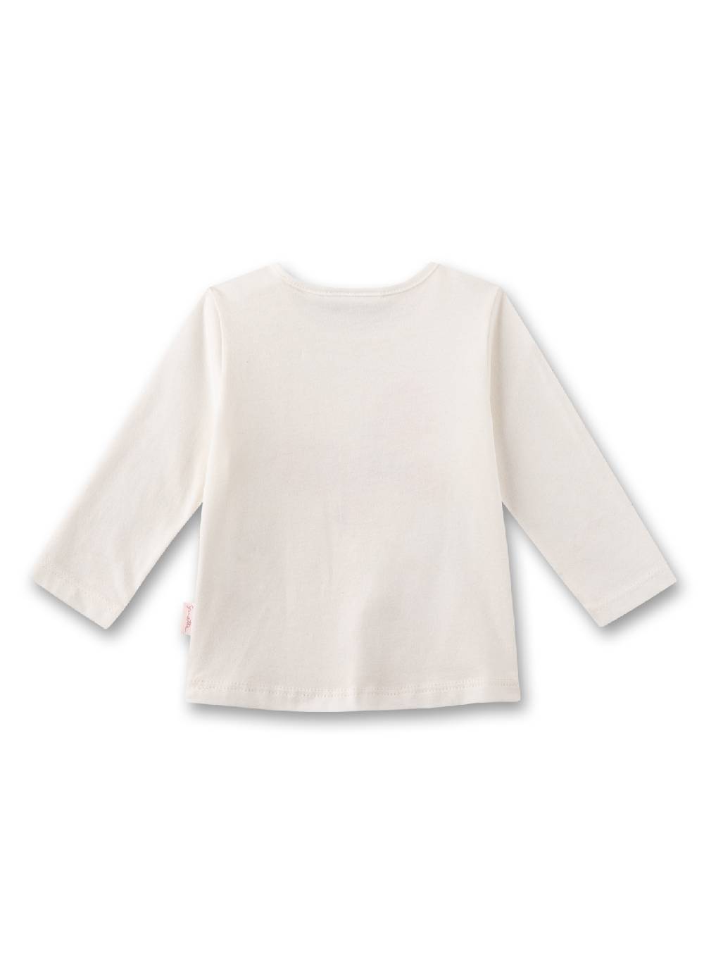 Sanetta Mädchen-Langarmshirt Off-White
