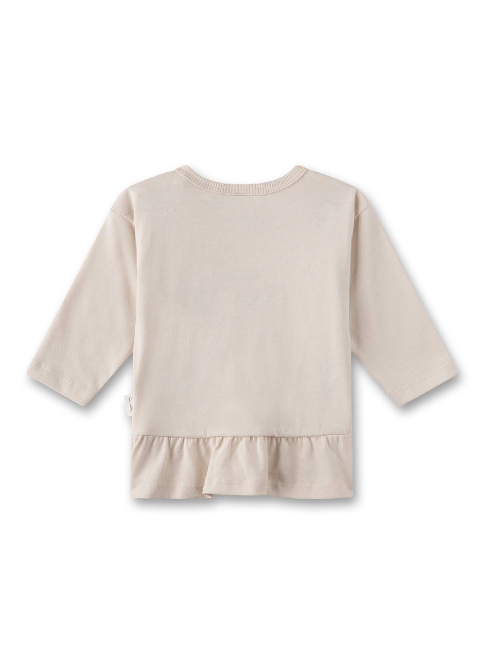 Sanetta Mädchen-Langarmshirt Off-White