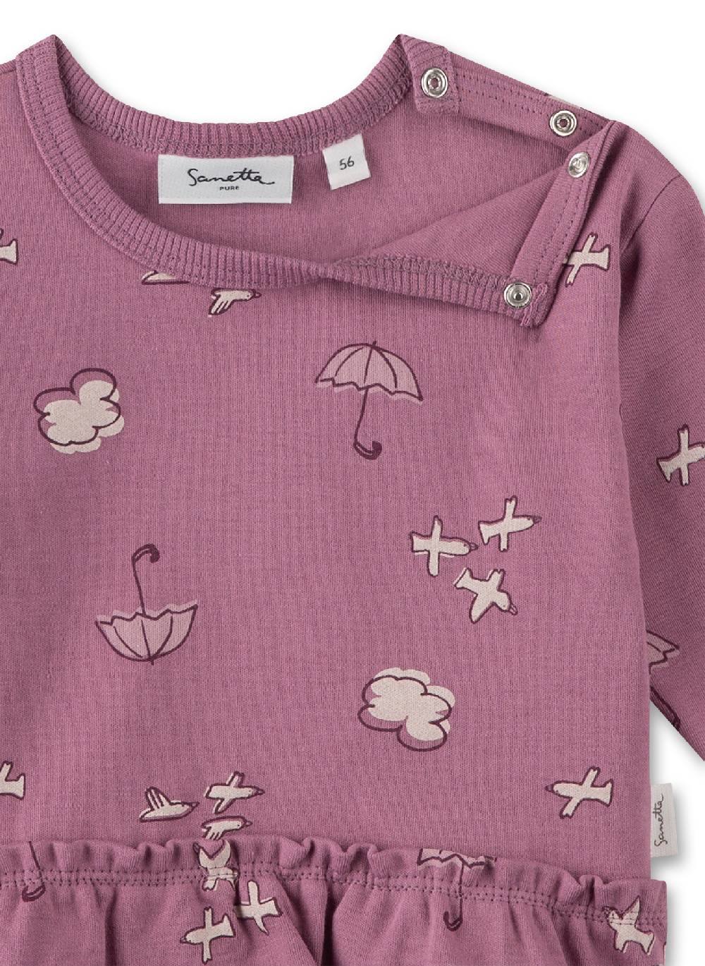 Sanetta Mädchen-Langarmshirt Rosa