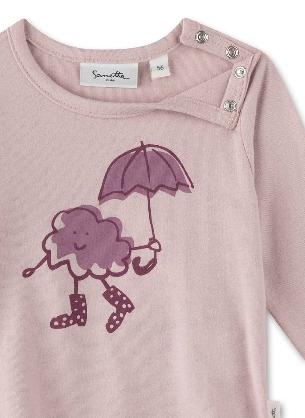 Sanetta Mädchen-Langarmshirt Rosa