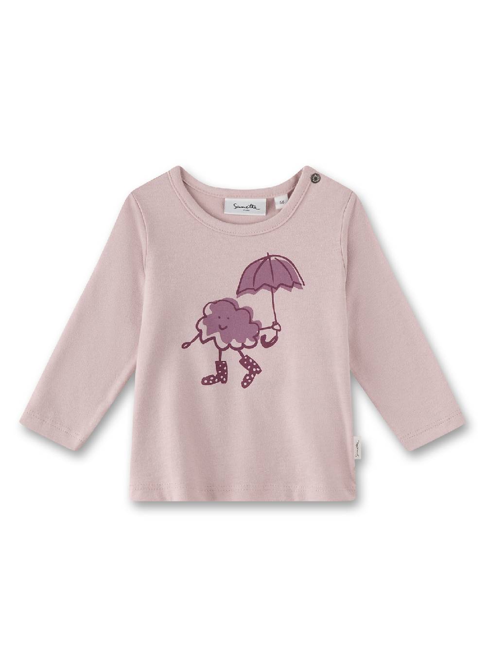 Sanetta Mädchen-Langarmshirt Rosa