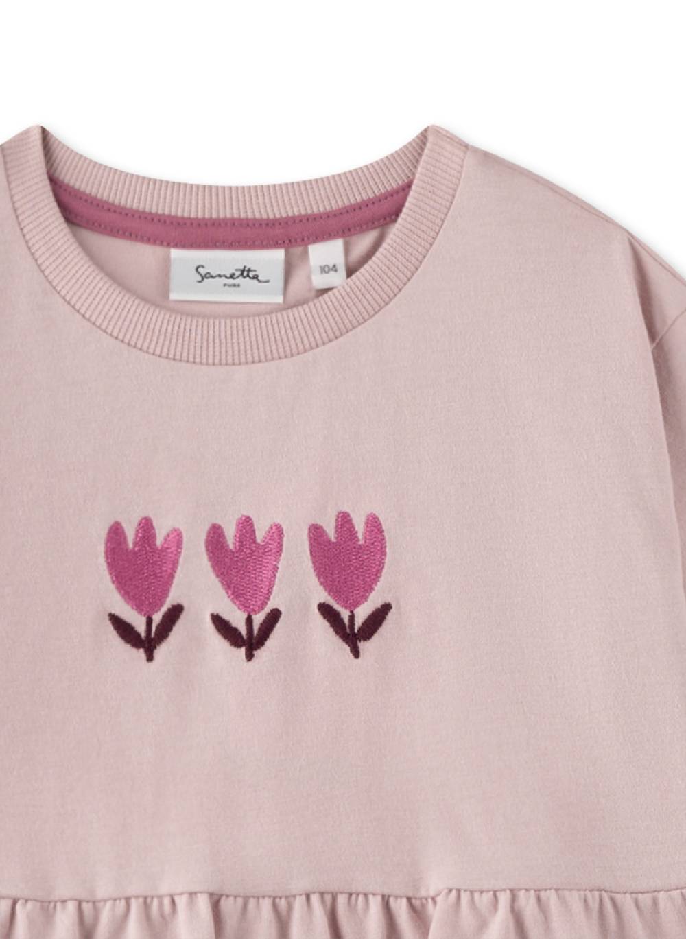 Sanetta Mädchen-Langarmshirt Rosa