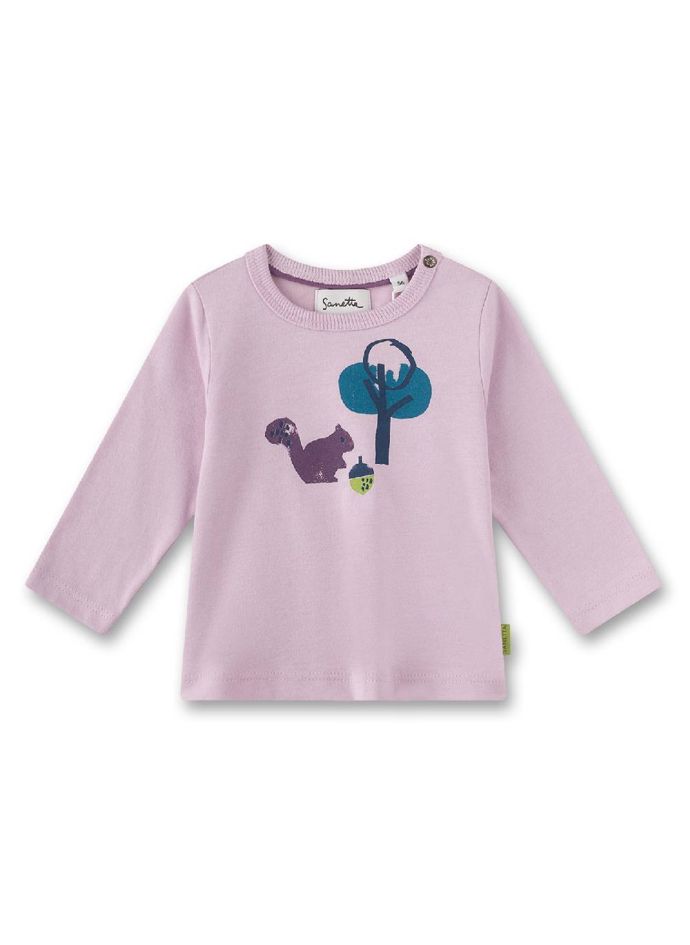 Sanetta Mädchen-Langarmshirt Rosa