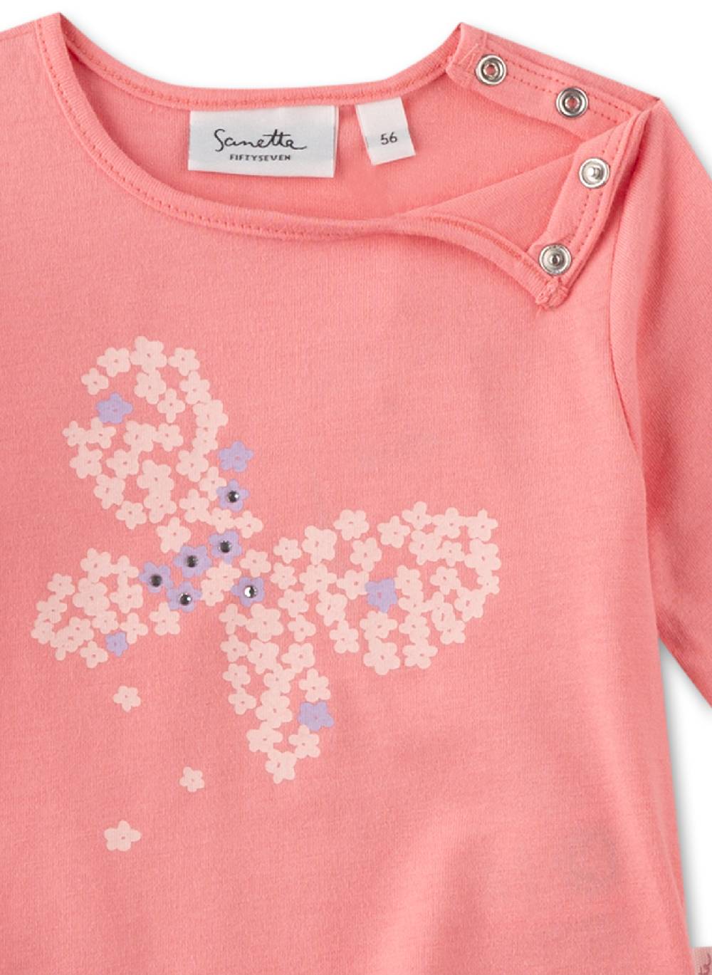 Sanetta Mädchen-Langarmshirt Rot