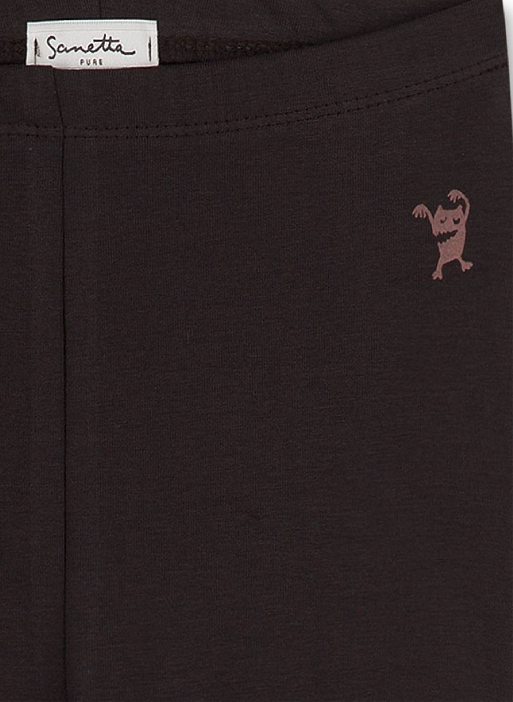 Sanetta Mädchen-Leggings Dunkelbraun