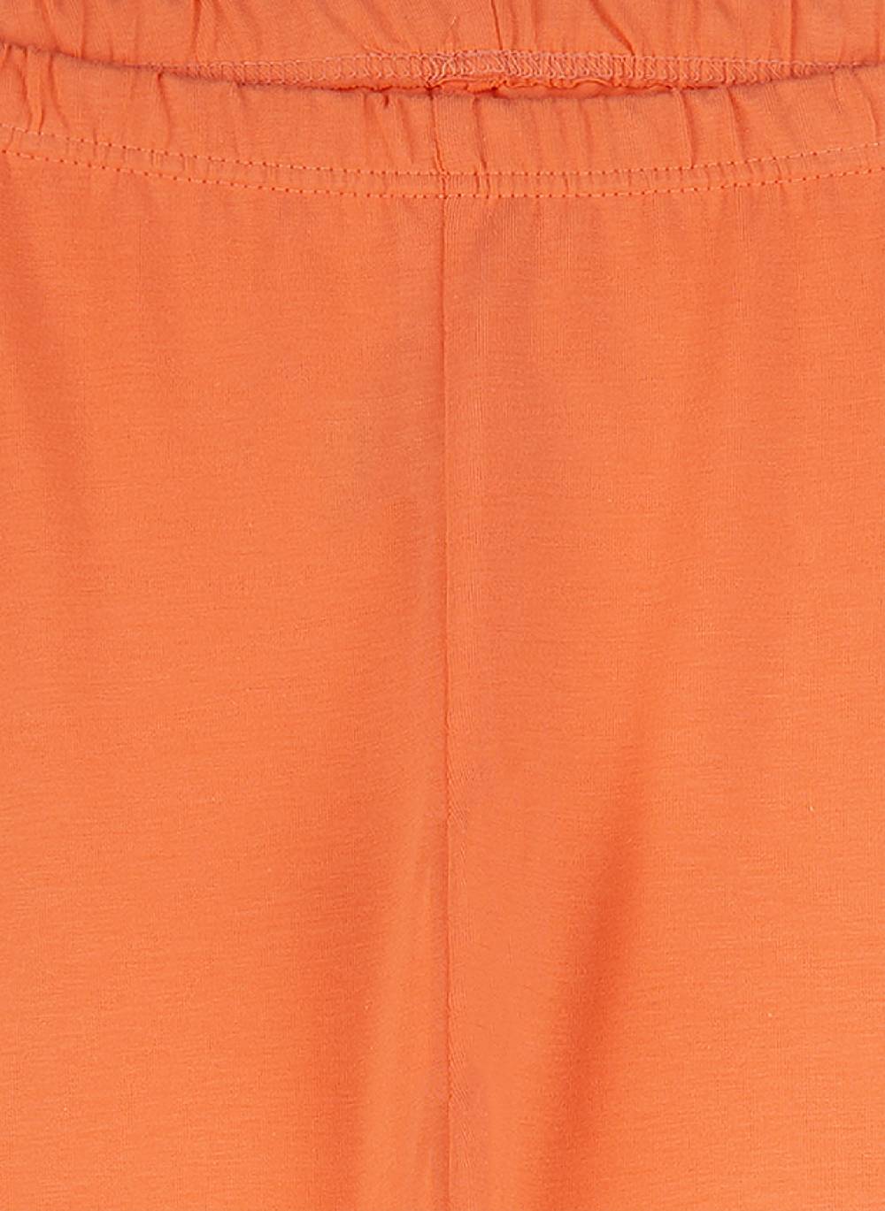 Sanetta Mädchen-Leggings Orange Athleisure