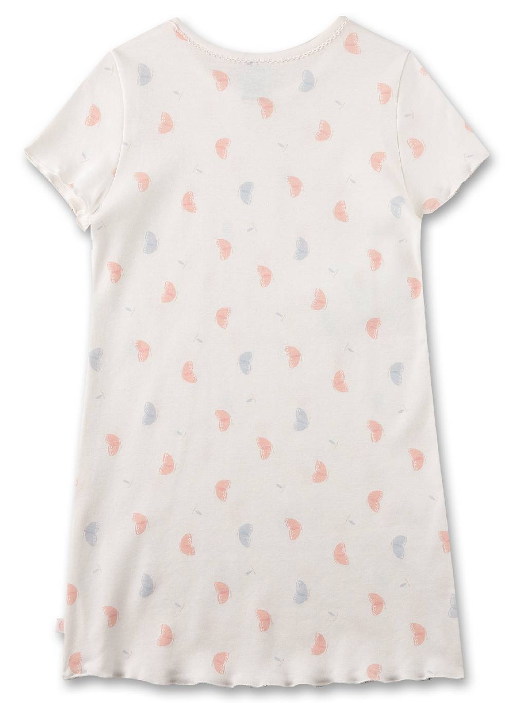 Sanetta Mädchen-Nachthemd Kurzarm Off-White