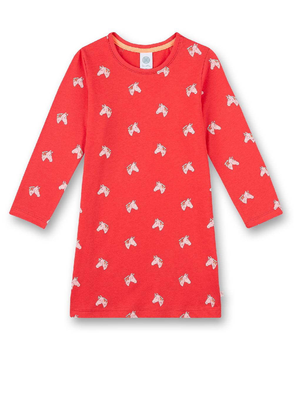 Sanetta Mädchen-Nachthemd Rot Happy Horse