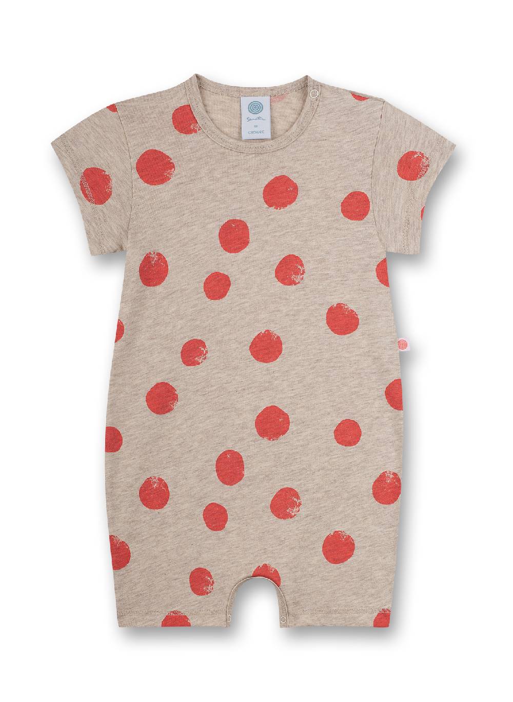 Sanetta Mädchen-Overall kurz Beigemelange Cockatoo