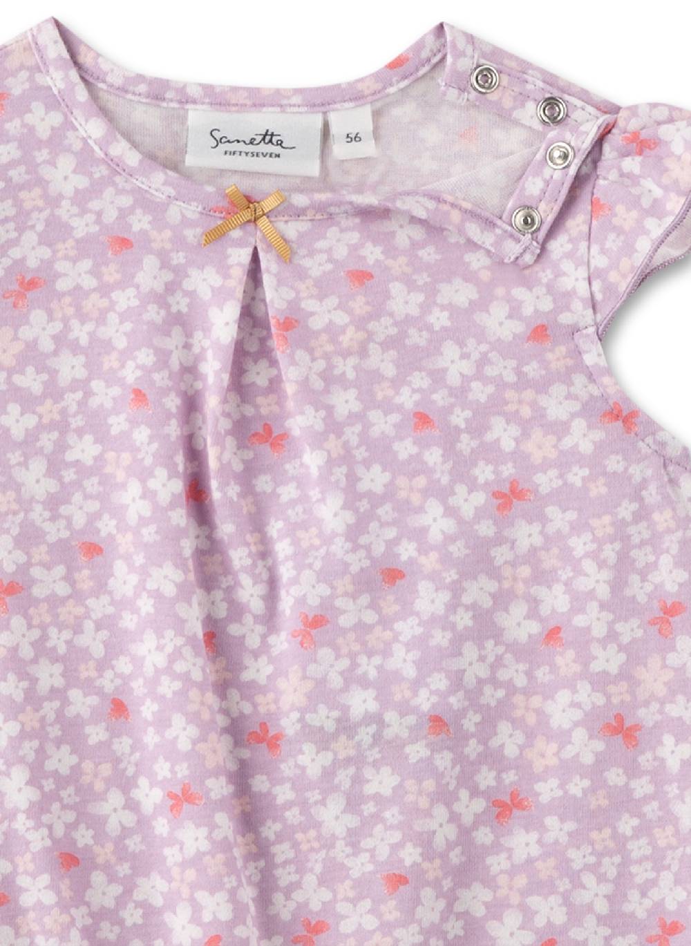 Sanetta Mädchen-Overall Kurz Lila