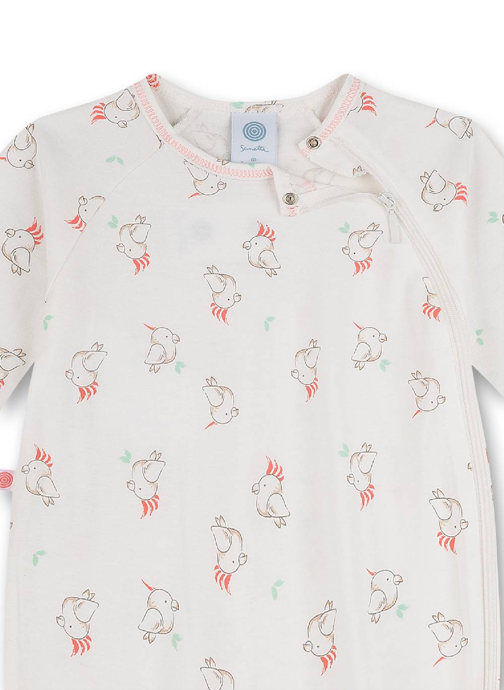 Sanetta Mädchen-Overall Off-White Cockatoo