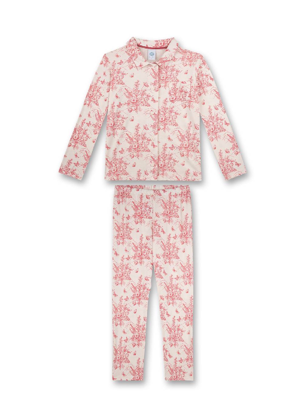 Sanetta Mädchen-Pyjama Off-White