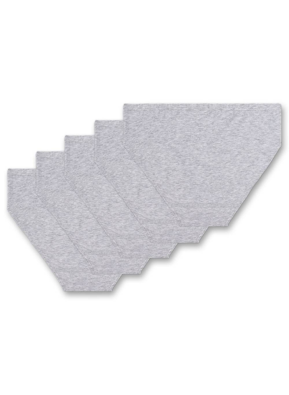 Sanetta Mädchen-Rioslip (5er-Pack) Graumelange