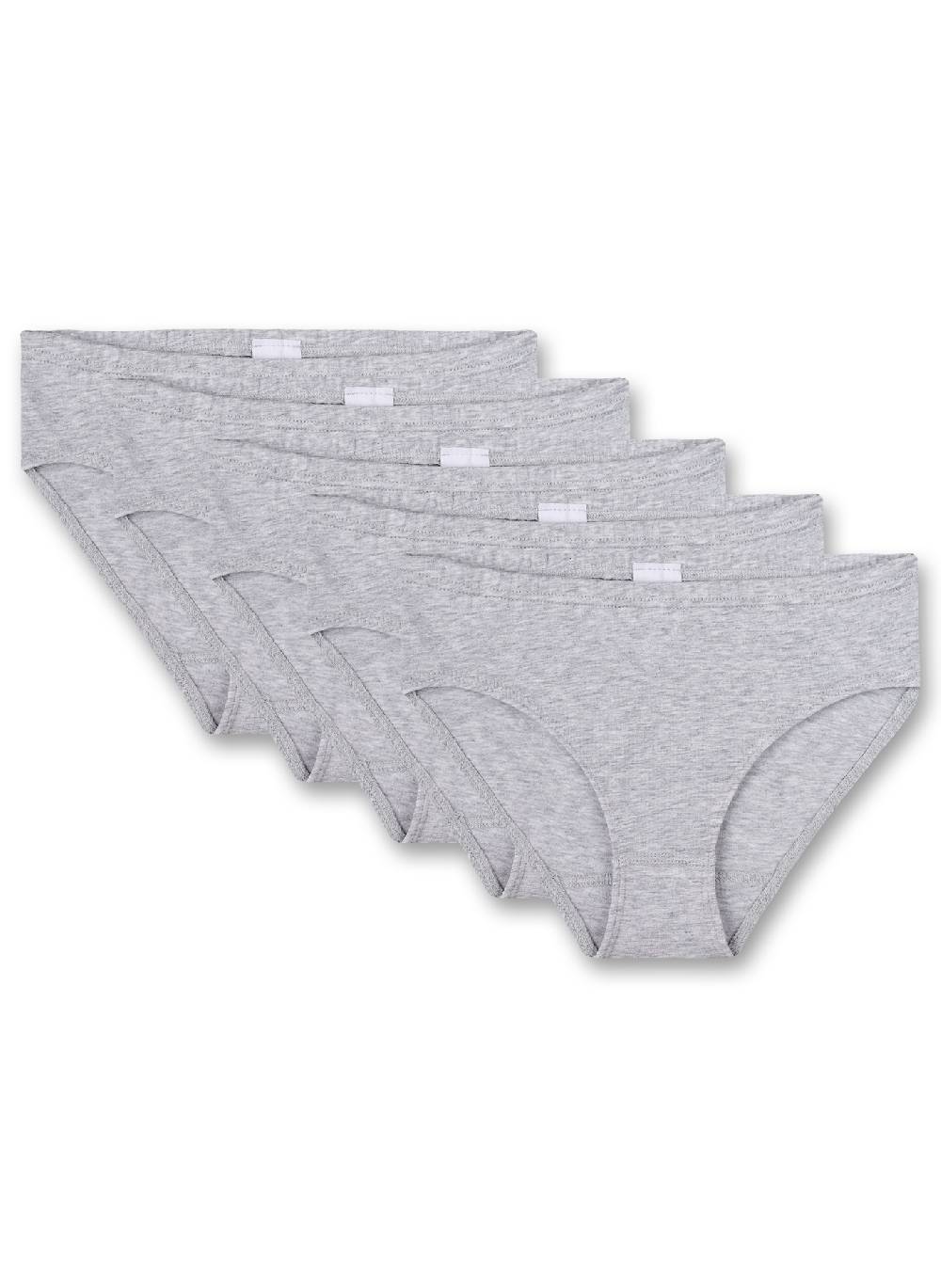 Sanetta Mädchen-Rioslip (5er-Pack) Graumelange