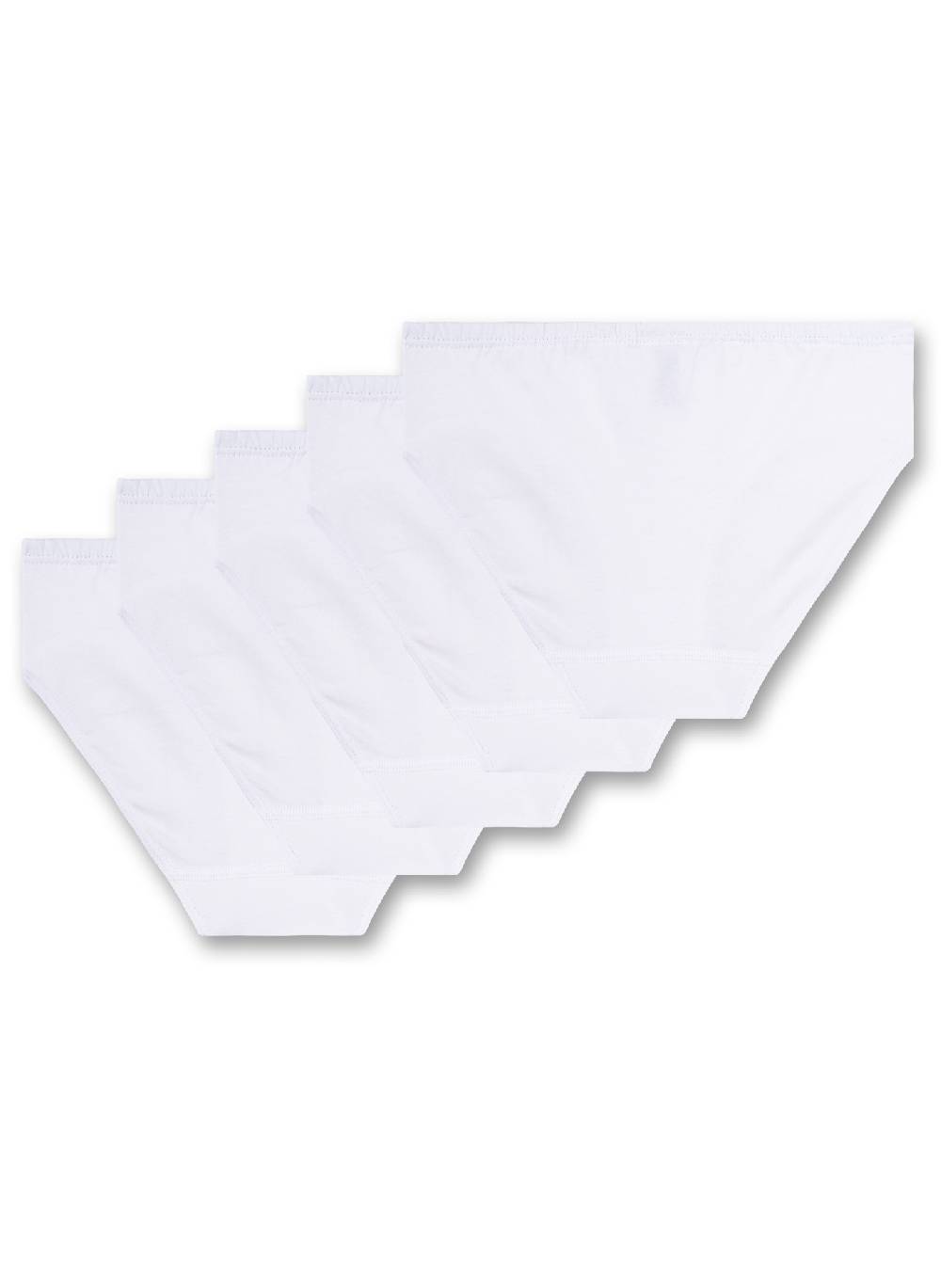 Sanetta Mädchen-Rioslip (5er-Pack) Weiß