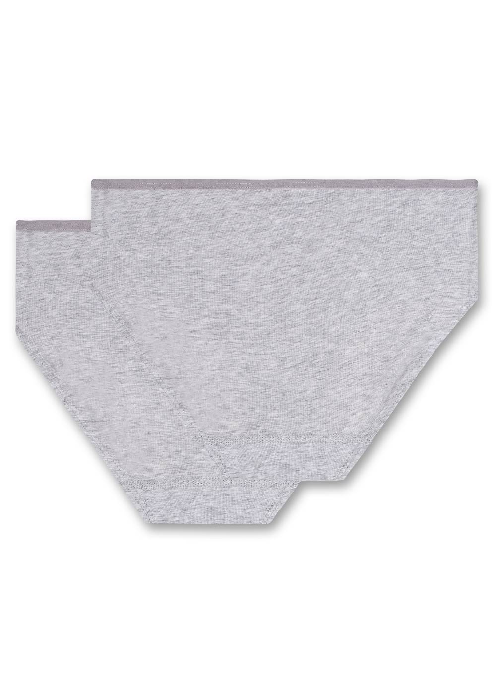 Sanetta Mädchen-Rioslip (Doppelpack) Graumelange