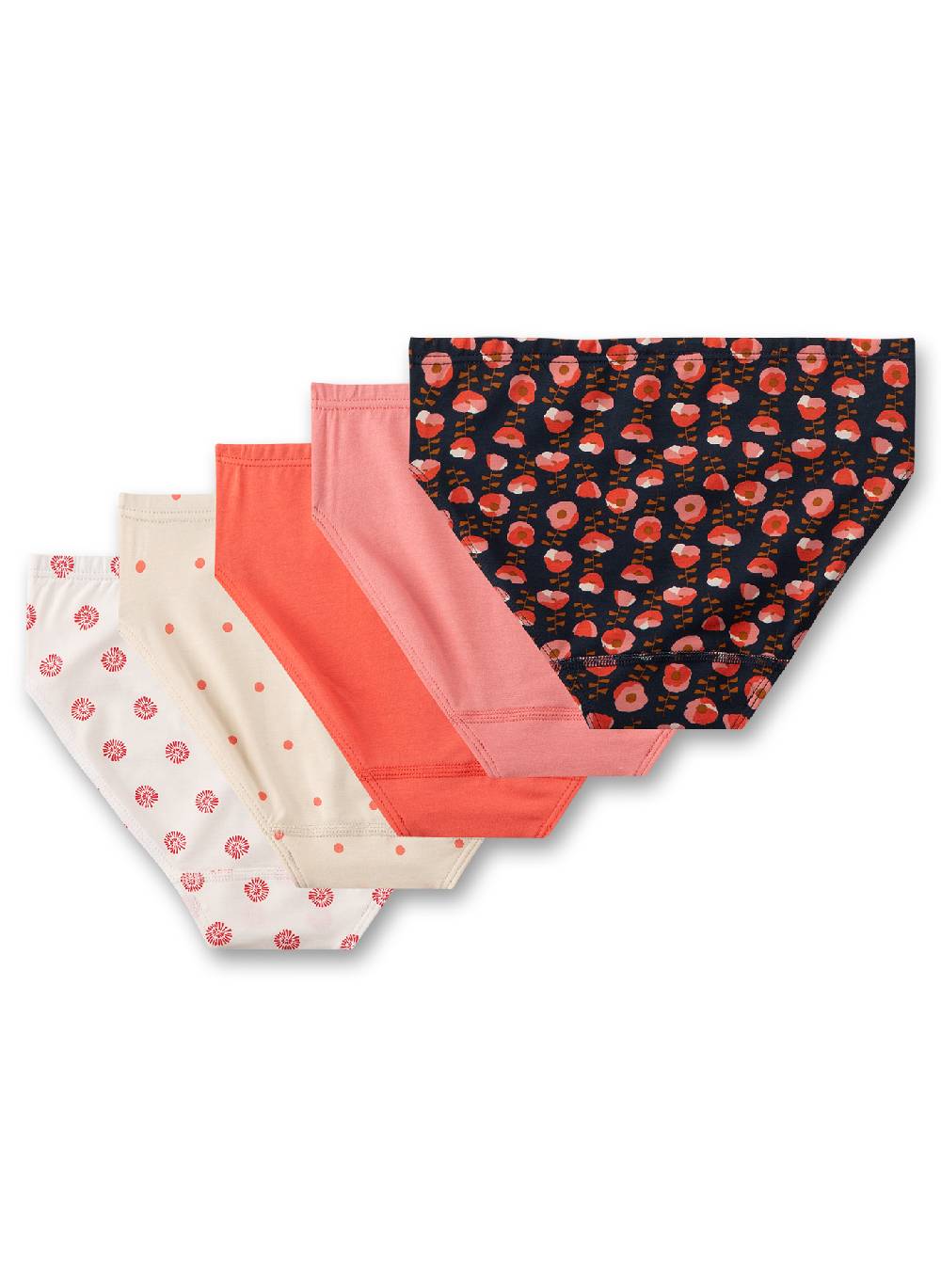Sanetta Mädchen-Rioslips (5er-Pack) Bunt