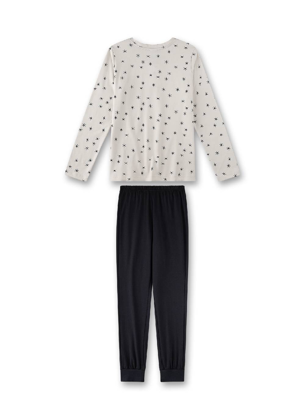Sanetta Mädchen-Schlafanzug Beige