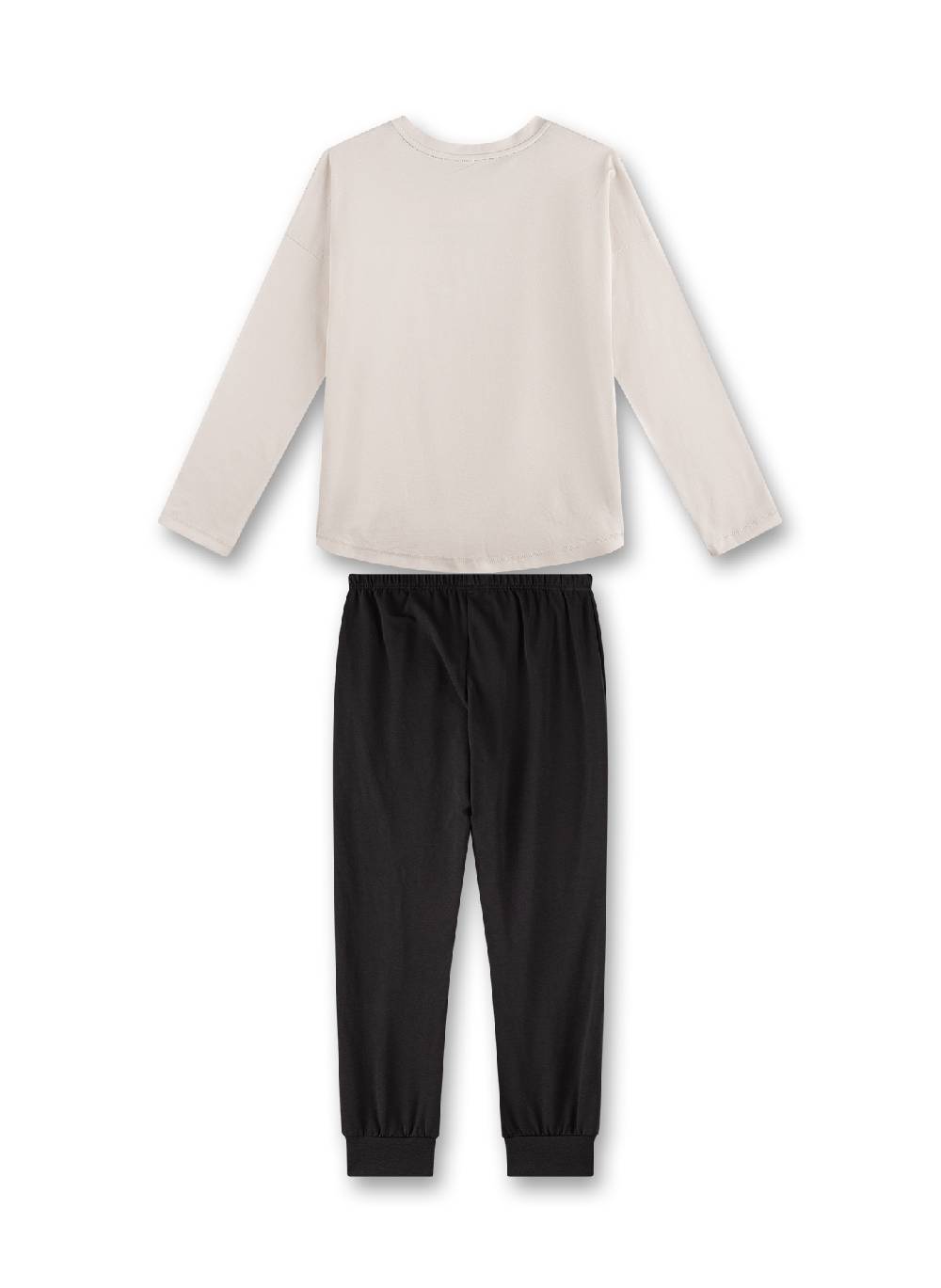 Sanetta Mädchen-Schlafanzug Beige