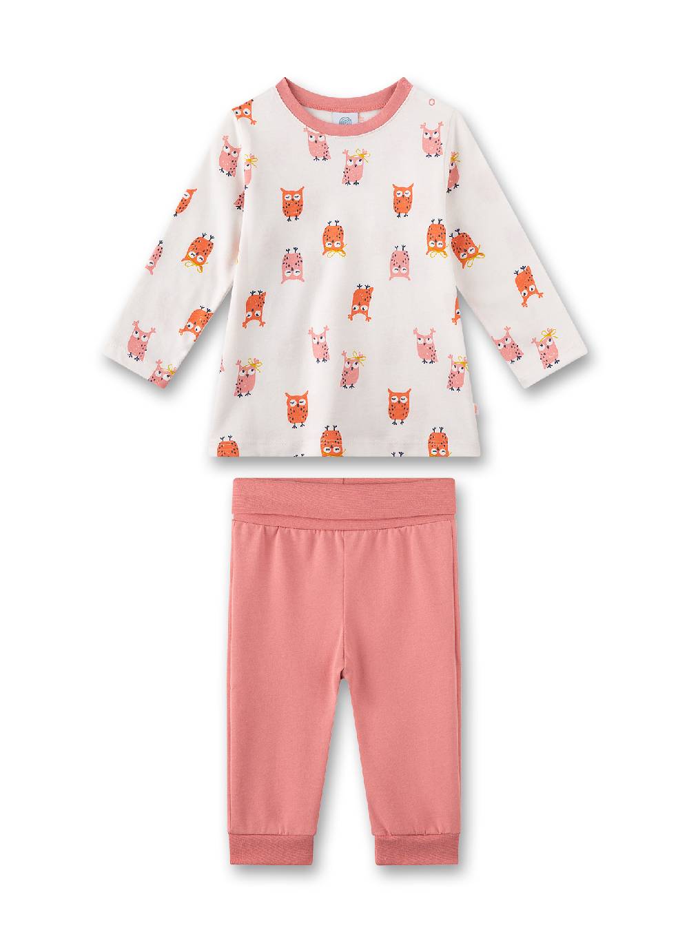 Sanetta Mädchen-Schlafanzug Beige