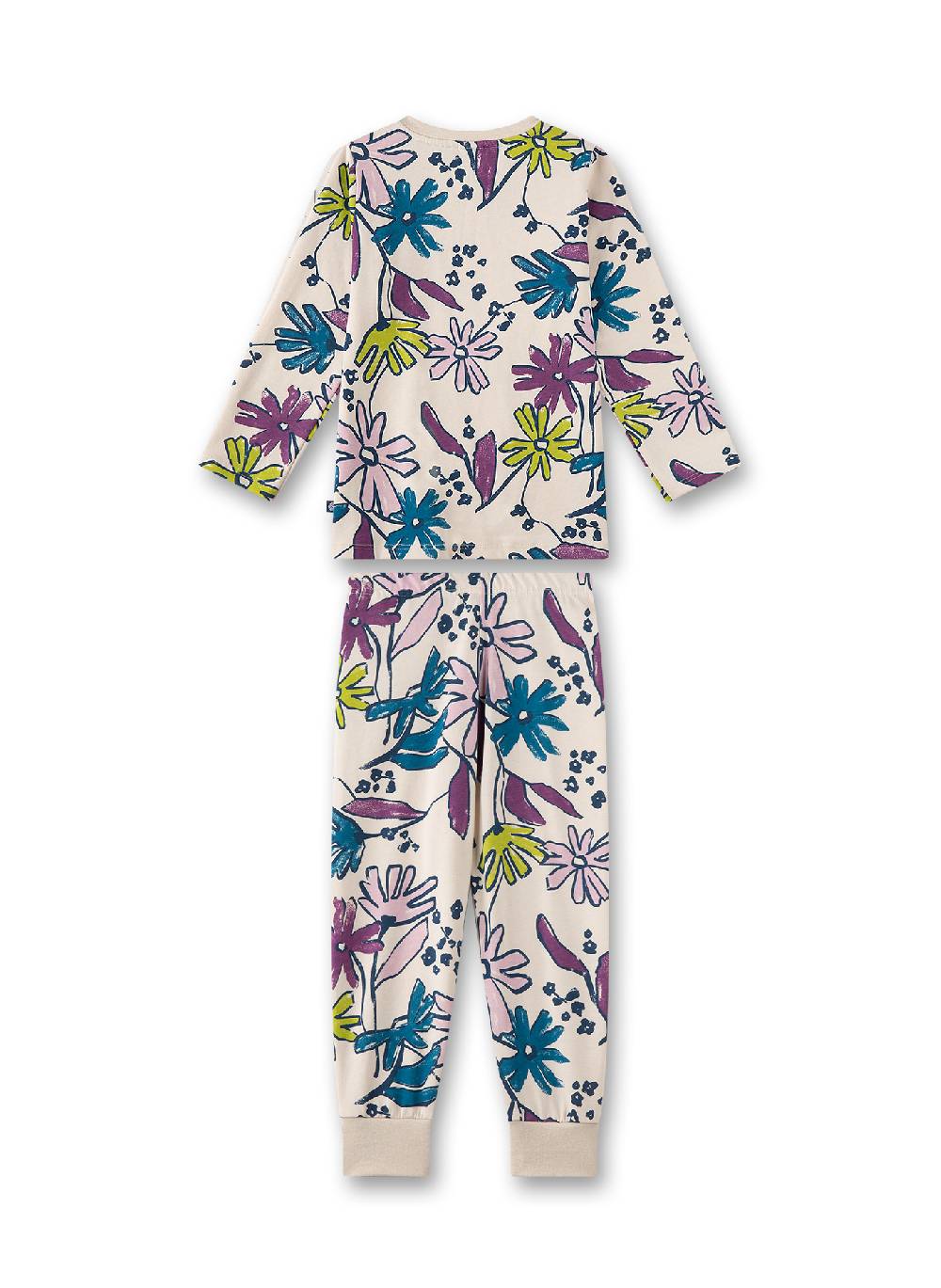 Sanetta Mädchen-Schlafanzug Beige