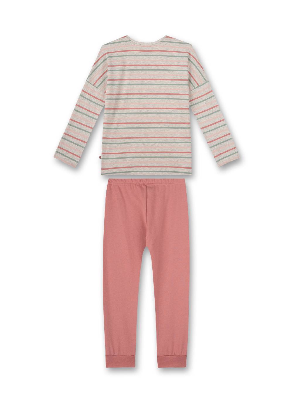 Sanetta Mädchen-Schlafanzug Beigemelange Woodland