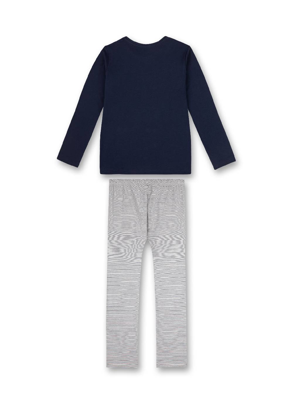 Sanetta Mädchen-Schlafanzug Dunkelblau