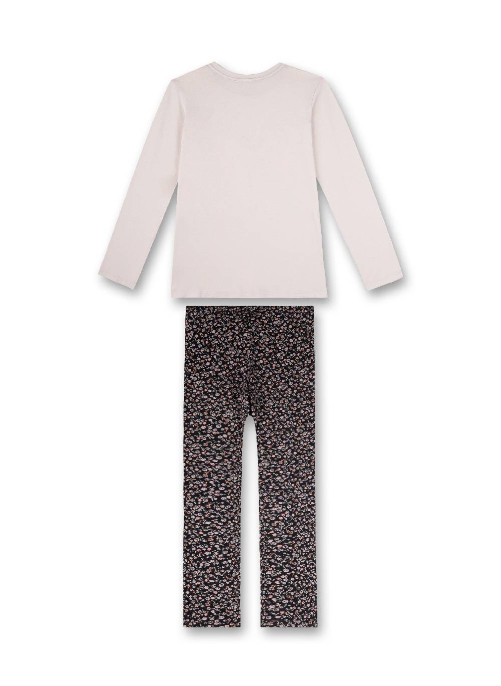 Sanetta Mädchen-Schlafanzug Grau