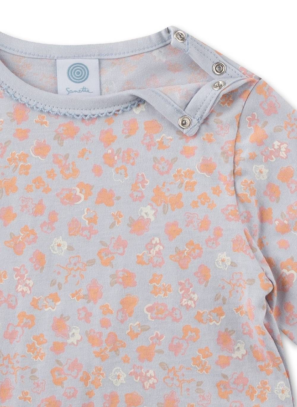 Sanetta Mädchen-Schlafanzug Hellblau