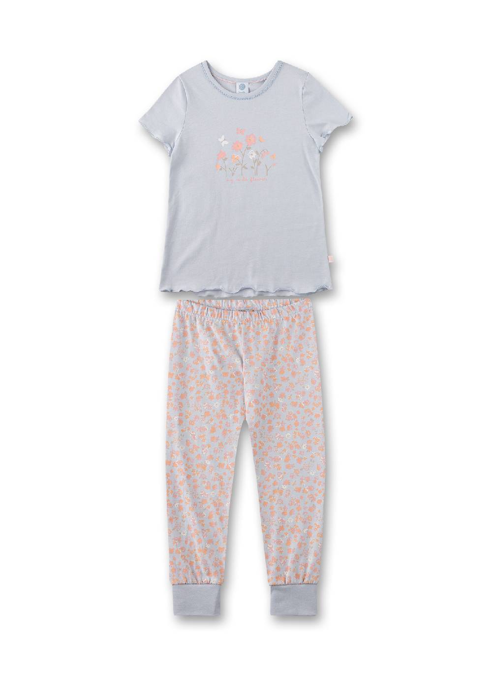 Sanetta Mädchen-Schlafanzug Hellblau