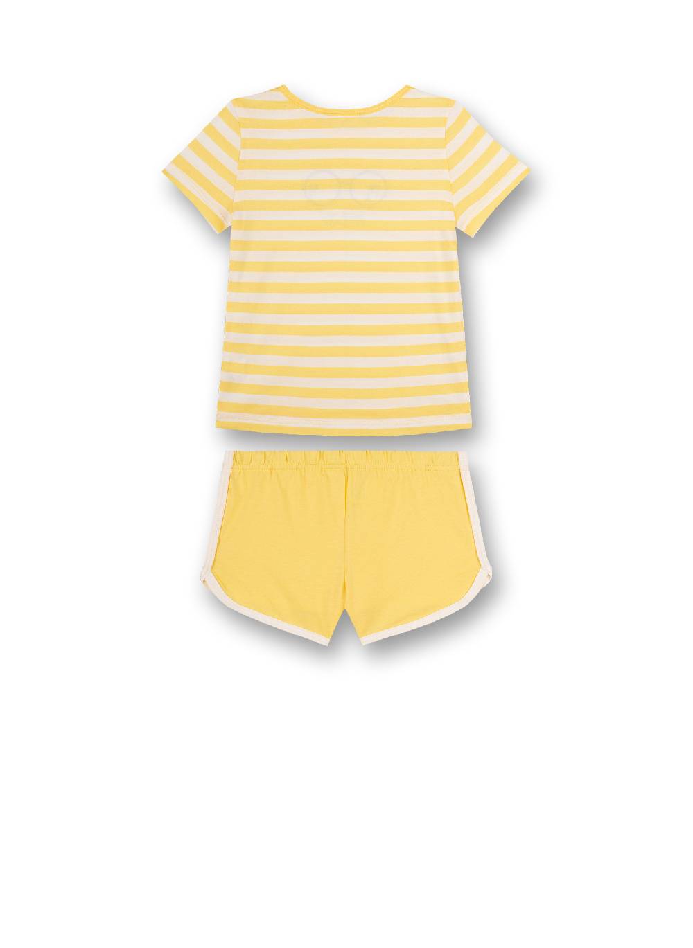 Sanetta Mädchen-Schlafanzug Kurz Gelb