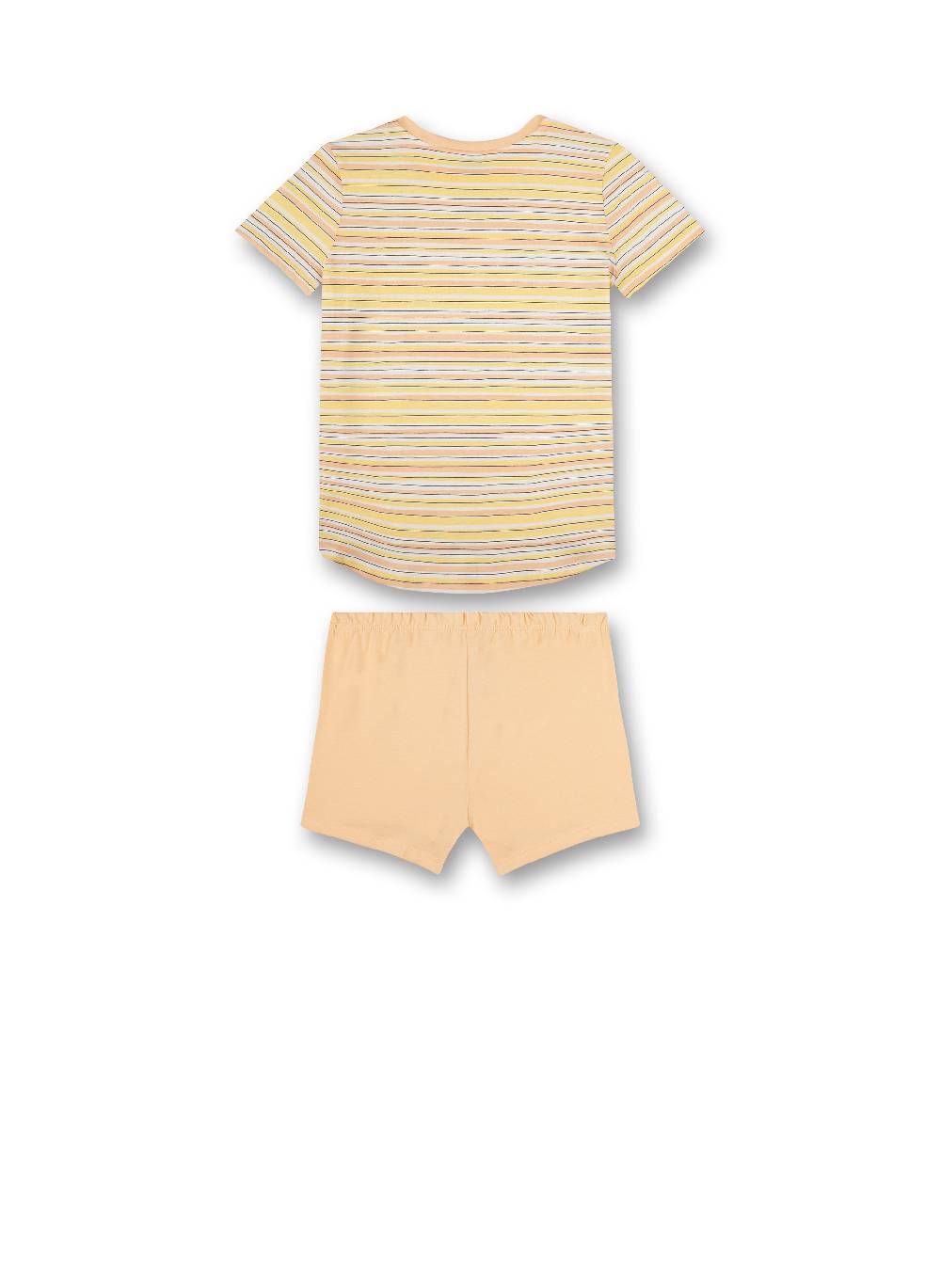 Sanetta Mädchen-Schlafanzug Kurz Gelb