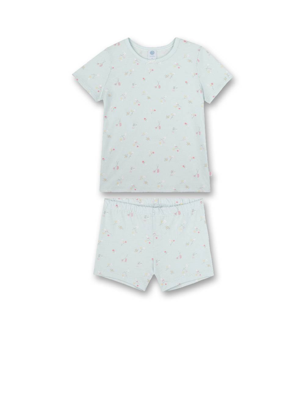 Sanetta Mädchen-Schlafanzug kurz Hellblau