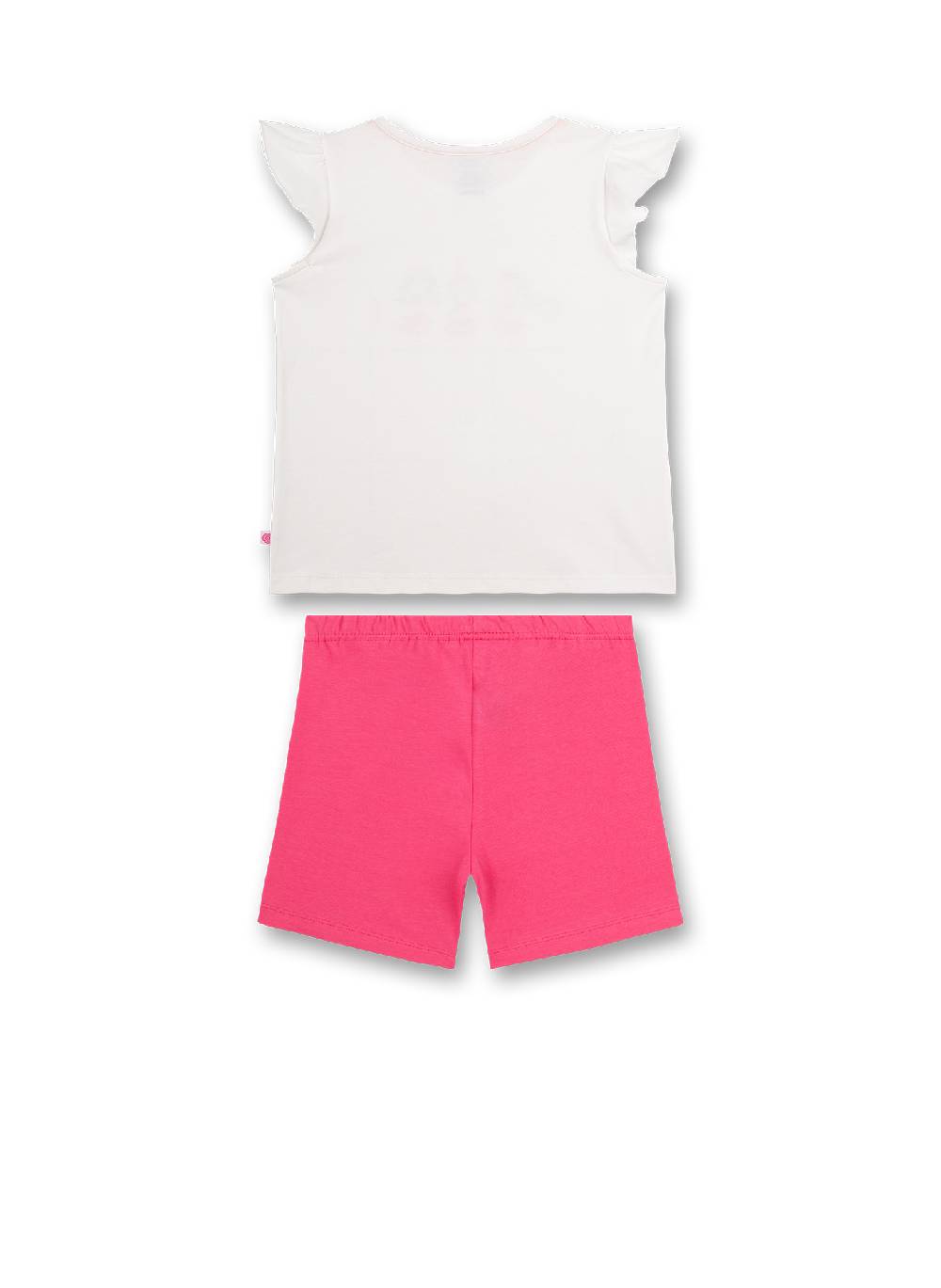 Sanetta Mädchen-Schlafanzug Kurz Off-White